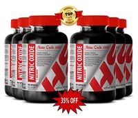 Nitric Oxide pre Workout - Nitric Oxide L-ARGININE 2400MG - Support Circulation (6 Bottles)