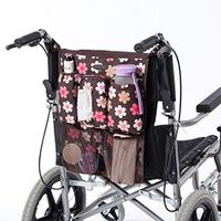 HNYG Wheelchair Backpack Pouch for Loose Itmes Provides Hands Free, Durable Wheelchair Bag, Frame Walker Pouch, Mobility Scooter Storage Tote Bag (1#)
