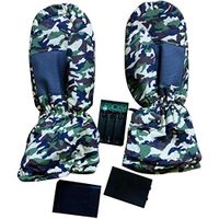 FORESTIME Heated Camouflage Gloves,Mens Womens Warmer Thick Ski Gloves Mittens Outdoor Electric Rechargeable Battery Gloves for Winter Skating Snow Camping