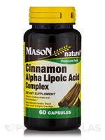 Mason Vitamins Cinnamon Alpha Lipoic Acid Complex Capsules, 60 Count