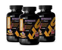 Heart Health Vitamins for Women - Astragalus Root 4:1 Extract 1200 MG - Kidney Health Vitamins - 3 Bottles 270 Capsules