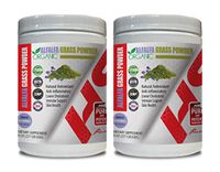 Immunity Booster Supplement - Alfalfa Grass Powder Organic - Alfalfa Leaf Powder - 2 Cans 16 OZ (112 Servings)
