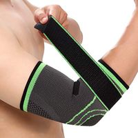 ICoolBear Knee Brace Wrist Elbow Compression Sleeve Strap Support Protector Pads Bandage for Gym Running Basketball (1Pc)