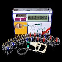 24 Cups Vacuum Magnetic Cupping Sets Home Care Medical Thickened Apparatus Traditional Chinese Medicine Medical Suction Therapy