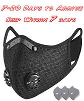 Yesper Dust Masks Reusable Breathing Masks with 3 Reusable Active Carbon Filters Combo Kit