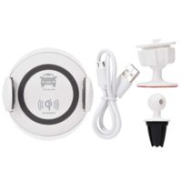 Wireless Charger, Universal Qi Standard Wireless Phone Holder Stand Charger DC5V 2A for Car, Wireless & Limitless Adjustable to Fit Various Kinds of Phones