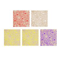 Toyvian Gift Box Wraps Paper Hot Stamping Pentagram Gift Wrapping Wedding Birthday Party 5 PCS