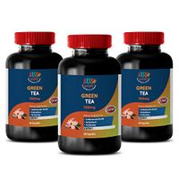 Fat Burner Pills for Women Weight Loss - Green Tea Extract 300 Mg - Dietary Supplement - Green Tea antioxidant Extract - 3 Bottles 180 Capsules