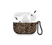 MEIQING Cool Leopard for Airpods Pro Case with Keychain Soft Case Shockproof Cover for Airpods Pro Charging Case Earphones Accessorie Great Gift