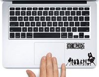 One Piece Set Printed Trackpad Clear Vinyl Decal Sticker Compatible with Apple MacBook Pro Air 11" 12" 13" 15" All Years Laptop Keyboard (12" MacBook)