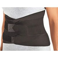DJO 79-82508 ProCare Sacro-Lumbar Support with Compression Straps, Black, with Foam Lumbar Pad, X-Large, 45" - 53" Size
