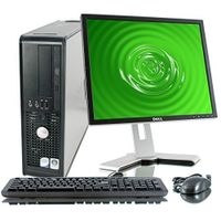 Dell OptiPlex - 80GB Hard Drive- Intel Dual-Core 2.8- New 4GB DDR2- Dell 17" LCD(Brands may vary) - (Certified Reconditioned)