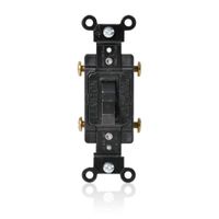 Leviton WS402 40 Amp, 600 Volt, Toggle Double-Pole Ac Welder, Industrial Grade, Non-Grounding, Black