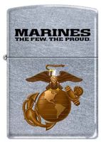 US Marine USMC ~ Marines,The Few, The Proud ~ Military Zippo Lighter Semper Fi