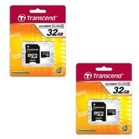 Canon HV40 Camcorder Memory Card 2 x 32GB microSDHC Memory Card with SD Adapter (2 Pack)
