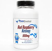 Red Raspberry Ketones 500mg // 90 Capsules // Pure // by PureControl Supplements