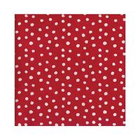 Caspari Small Dots Paper Luncheon Napkins in Red - 20 Per Package