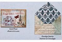 Punch Studio Window Boxed Set of 12 Gold Foil Embellished Blank Note Cards - You Will Go Far 97085
