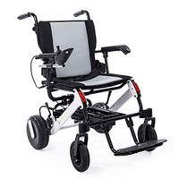 ELENKER 2020 Electric Wheelchair, Foldable Power Wheel Chair with 300w Brushless Motors, Bluetooth, Luggage Rod, for Travel Outdoor Home
