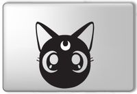 Luna Sailor Moon - Apple Macbook Laptop Vinyl Sticker Decal