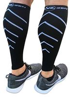 Calf Compression Sleeve Toeless Socks - Improve Circulation for Shin Splint- Best Footless Leg Support Sleeves for Calves - Calf Pain Recovery - Calf Guard for Running, Cycling, Maternity, Travel