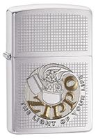 Zippo The Light of Your Life Brushed Chrome Pocket Lighter