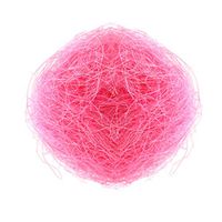 100 g/pack Gift Box Filler Natural Sisal Threadlike Raffia Paper craft Ribbon Box Filling Material for DIY Gift Box Package Decor Wedding Gift Wrapping Materials - Pink