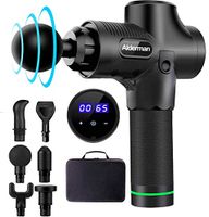 Alderman Muscle Massage Gun, Deep Tissue Percussion Fascia Gun Massager Gun for Athletes,Germany Quiet Brushless Motor Therapy Gun for Sport Pain Relief