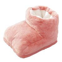 Pannow Electric Foot Warmer, Soft Flannel-Lined Fast-Heating Electric Boots for Bed Office Home