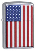 Zippo 29722 Patriotic Street Chrome Lighter