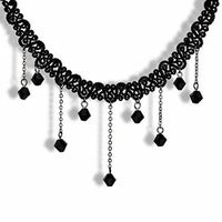 Water Drop Tassel Gothic Pendant Bib Sweater Chain Collar Necklace Jewelry Prom Bright Stylish For gift Simple Cheap Daily Best Unique Styling Girl Womans