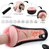 Male Relaxation M&asturbation Six-Toys for Men M&asturbation Fits You Aircraft Cup Sticker Thrusting Telescopic Stroker blowjobséx Toy for Male Massage Sèxy toystory for Adults Men