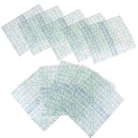 WarmShine 20 Pieces Waterproof Transparent Adhesive Wound Dressing Plaster Stretch, 5.2x5.2inch