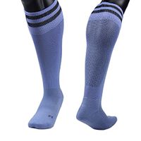 Meso Children's 1 Pair Ultra Comfortable Lightweight and Breathable Knee High Sports Crew Socks Performance Sports Long Socks Size M(Light Blue)