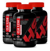 Cla Safflower Extract - CONJUGATED LINOLEIC Acid CLA 1250 MG - Burn Fat (3 Bottles)
