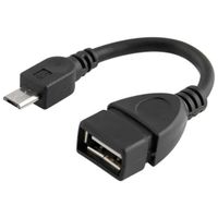 Iuhan 10CM PC Micro USB Cable Male Host to USB Female OTG Adapter Android Tablet Phone PDA