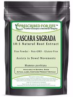 Cascara Sagrada - 10:1 Natural Root Extract Powder (Rhamnus purshiana), 4 oz (113 g)