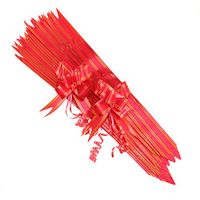 Supvox Pull Bows Gift Knot Ribbons String Bows for Wedding Gift Wrapping 20Pcs (Red)