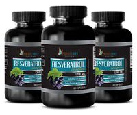 Energy Enhancement Pills - RESVERATROL Complex 1200 MG - Pure and Potent Ingredients - resveratrol Complex - 3 Bottles 180 Capsules
