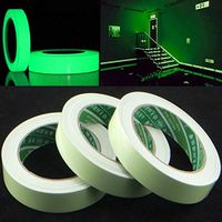AGUIguo Luminous Tape Adhesive Tape, 118 inch Long 0.4inch/ 0.6inch /0.8 inch, Safety Egress Markers Stairs/Walls/Steps/exit Sign/Glowing pro Theatre Stage Floor (118 x 0.8inch)
