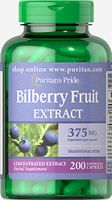 Puritan's Pride Bilberry 375 mg-200 Capsules
