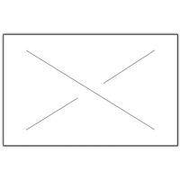 Garvey GX2516 White Blank Labels, 8 Rolls Plus 1 Ink Roller Per Sleeve (2516-09510)