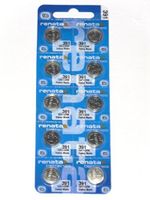 New Renata 10 Pcs/ 1 Card Silver Oxide Battery SR1120W, 391