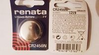 CR2450N Lithium Battery 3v 550 mah