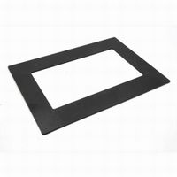 Fuxell Universal Black Plastic Car Audio Radio Trim Frame Stereo Fascia Dash Panel