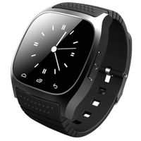 Halffle Bluetooth Smart Watch, Touch Screen Bluetooth Smart Wrist Watch Waterproof Call Music Pedometer Unisex for Android (Black)