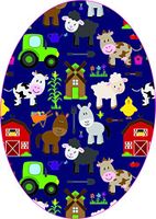 Dexcom Custom Adhesive Patches 10 Pack (Barnyard Friends)