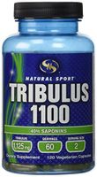 Natural Sport Tribulus 1100 Capsules, 120 Count