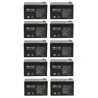 Universal Power Group Hoveround Activa Wheelchair 12V 12AH Replacement Sealed Lead Acid Battery - 10 Pack