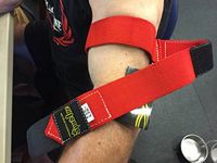LiftingLarge Spud inc ForeArmor Straps - Pair - Forearm or Elbow Support and Occlusion Training (11 inch Pair)